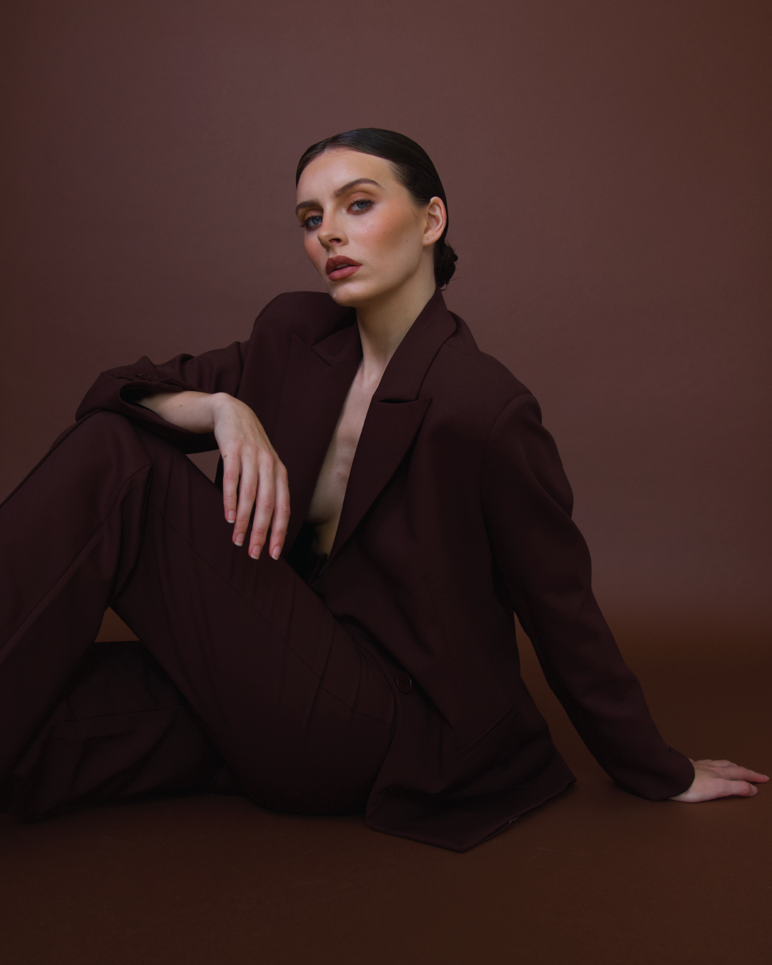Oversized Brown Blazer - boldnsubtle