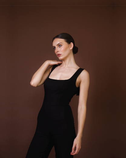 Fitted Jumpsuit Black - boldnsubtle
