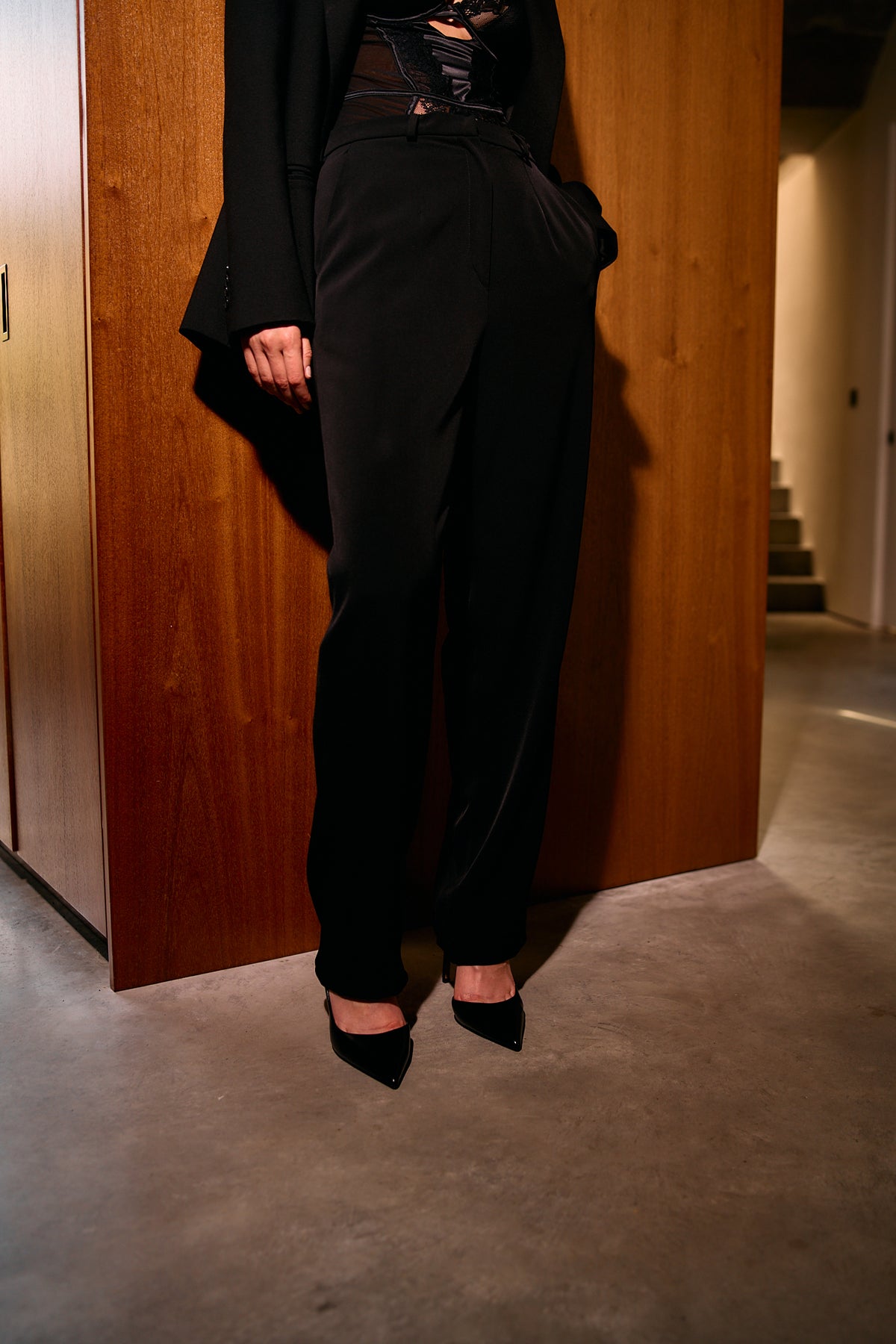 Tailored Black Trousers
