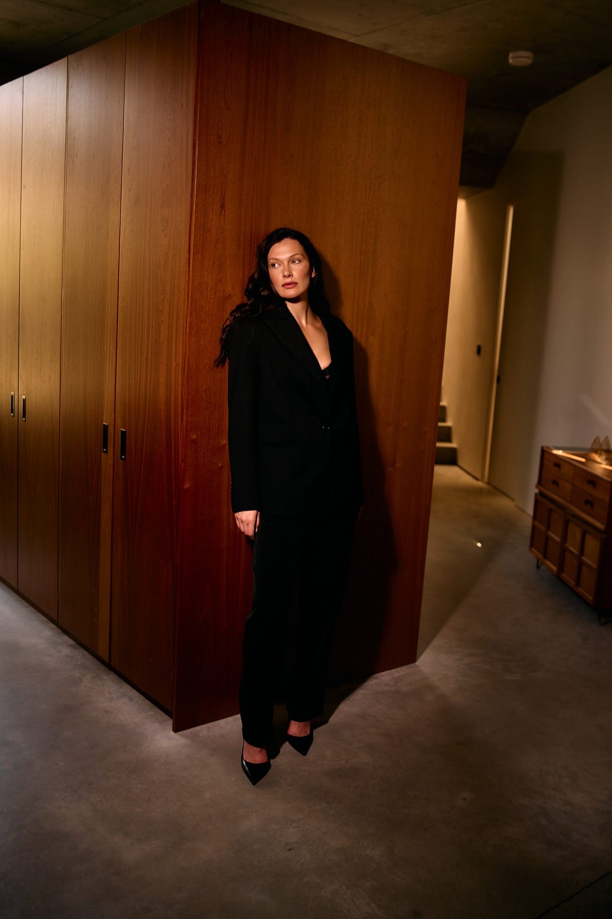 BOLDNSUBTLE black blazer and black trousers worn together as a suit